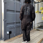 大麻連身褲 #黑色 [24SS-B04]