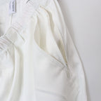 COLLEGE DOBBY SHORTS #White [SU25-B05]