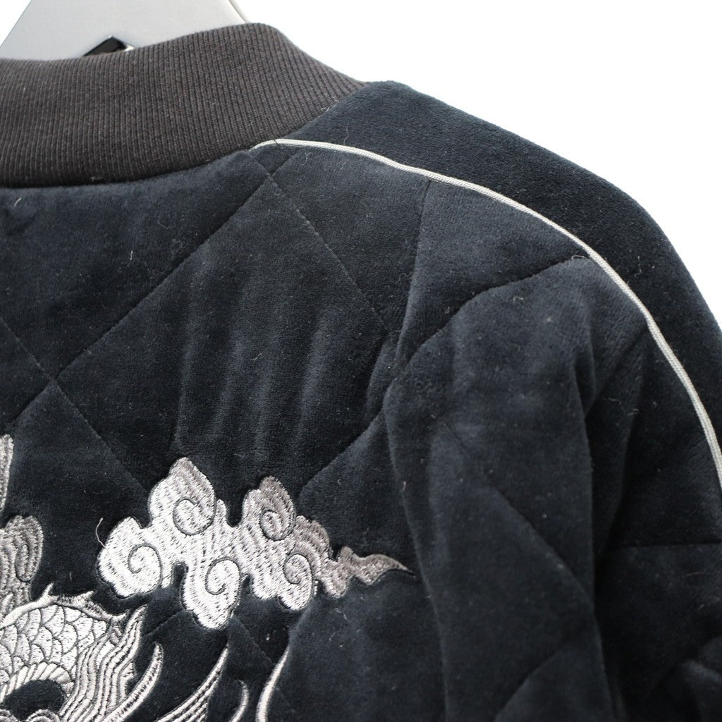 DELUXE | VELOUR SOUVENIR JKT #Black [20TH-JK03]