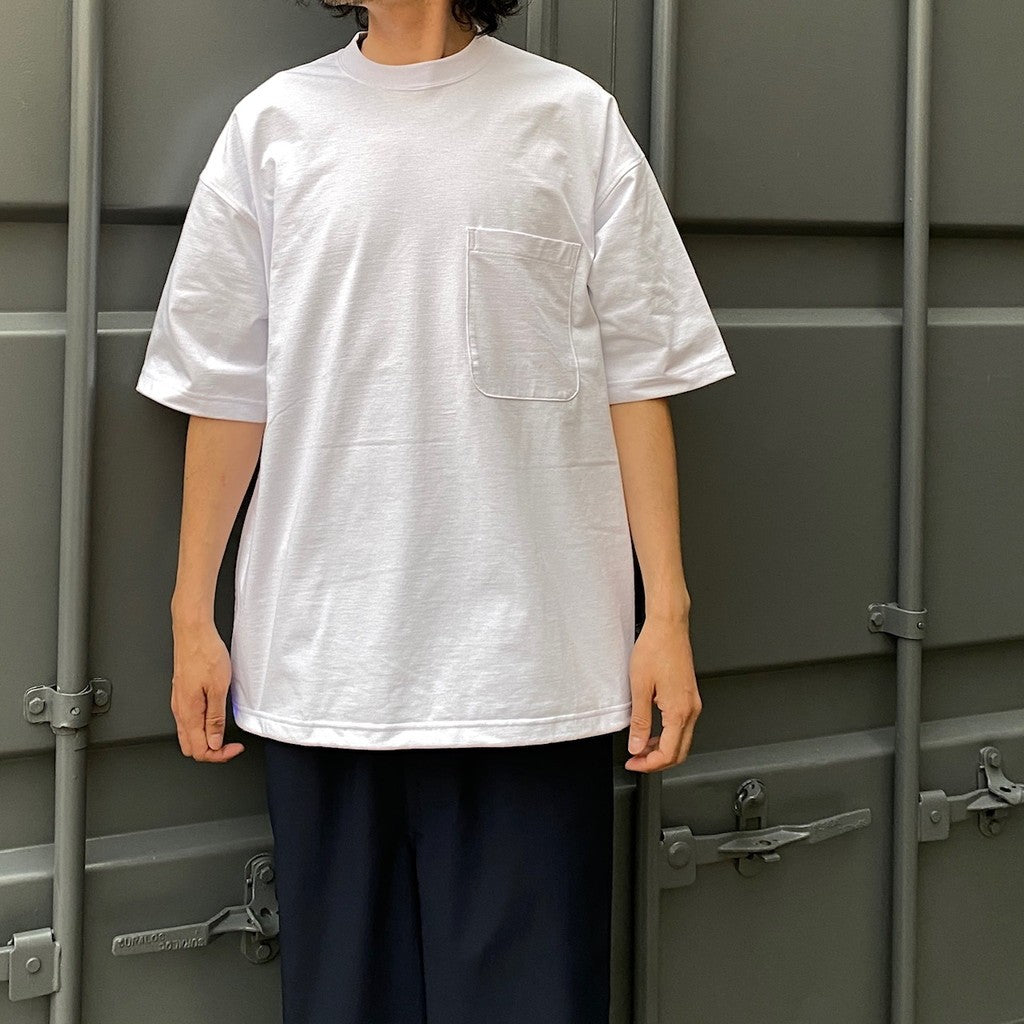 TECH TEE POCKET CREW #WHITE [BE-32024]