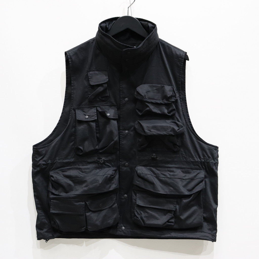 SOLOTEX PIGMENT DYE FEATURE VEST #Black [FPU10251U0001]