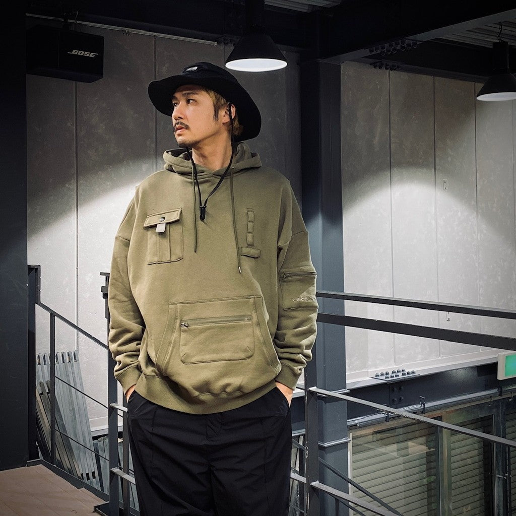 Chaos Fishing Club | 晚間咬鉤連帽衫 #橄欖綠 [25SS-CFC05]