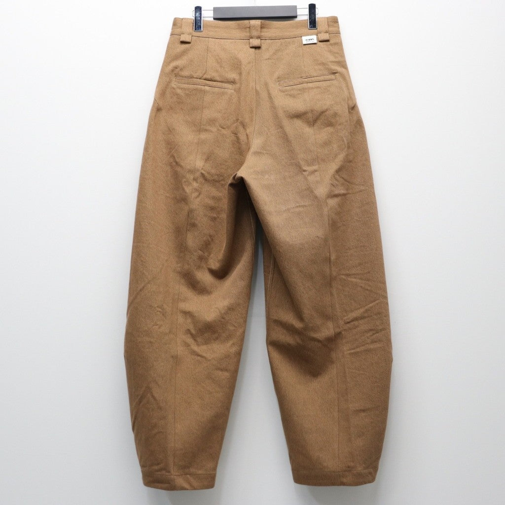 OVERDYE CURVE PANTS #L-BROWN [AY-1019]