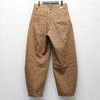 OVERDYE CURVE PANTS #L-BROWN [AY-1019]