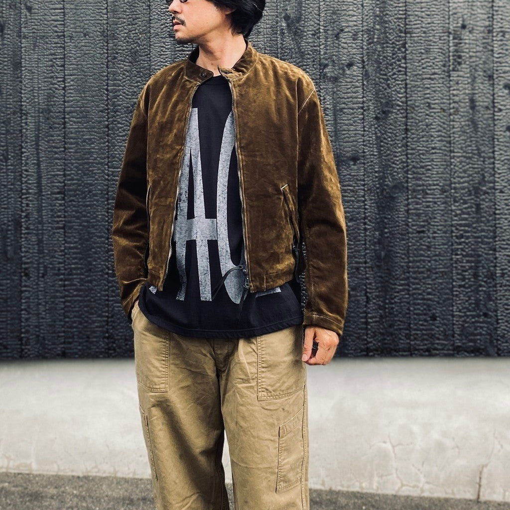 Racing Jacket (VELVET DENIM) #MOSS [M-P4-LO2]