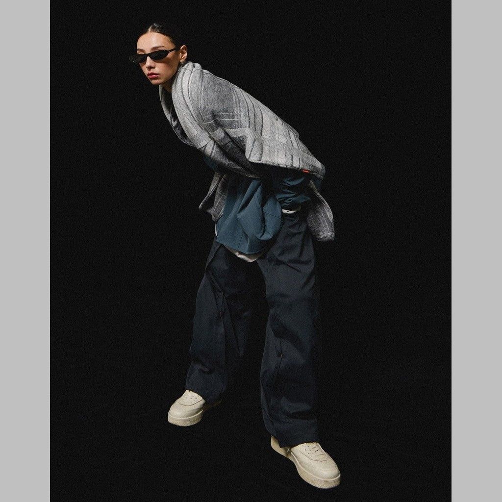 「RMX-P01」 SOFTBOX Tailored Trousers #DARK LOCH-NESS [GOOPI-24AW-DEC-01]