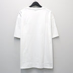 WASHED HEAVY WEIGHT CREW NECK T-SHIRT ( TYPE-4 ) #WHITE/PURPLE [26FWE-WMT-WT04]