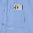 「GNV-Z」 SOFTBOX Zip-Split Wide Shirt #BLUE [GOOPI-25SS-JUN-02]