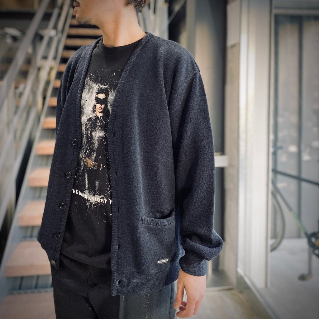 CLASSIC CARDIGAN #CHARCOAL [25SS-WMK-KN02]