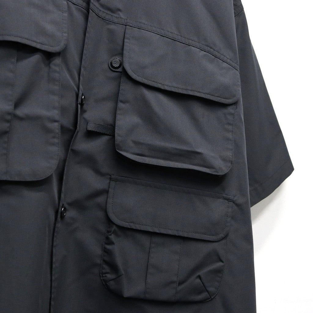 TECH MULTI TOOL POCKET SHIRT S/S SOLID #BLACK [BE-86026]