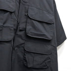 TECH MULTI TOOL POCKET SHIRT S/S SOLID #BLACK [BE-86026]