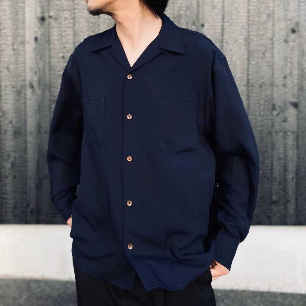 50'S SHIRT L/S ( TYPE-1 ) #NAVY [26FW-WMS-OC03]