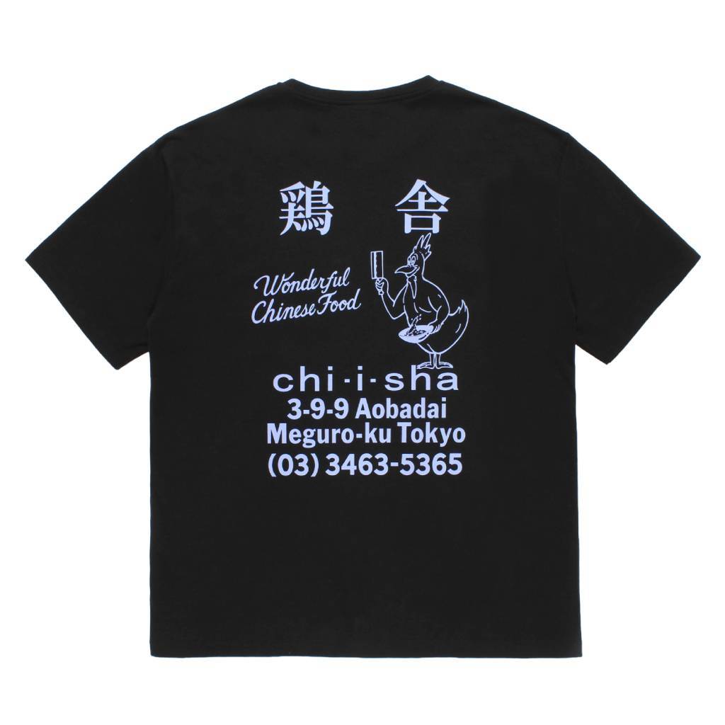 鶏舎 | WASHED HEAVY WEIGHT CREW NECK T-SHIRT ( TYPE-6 ) #BLACK [CHIISHA-WM-WT06]