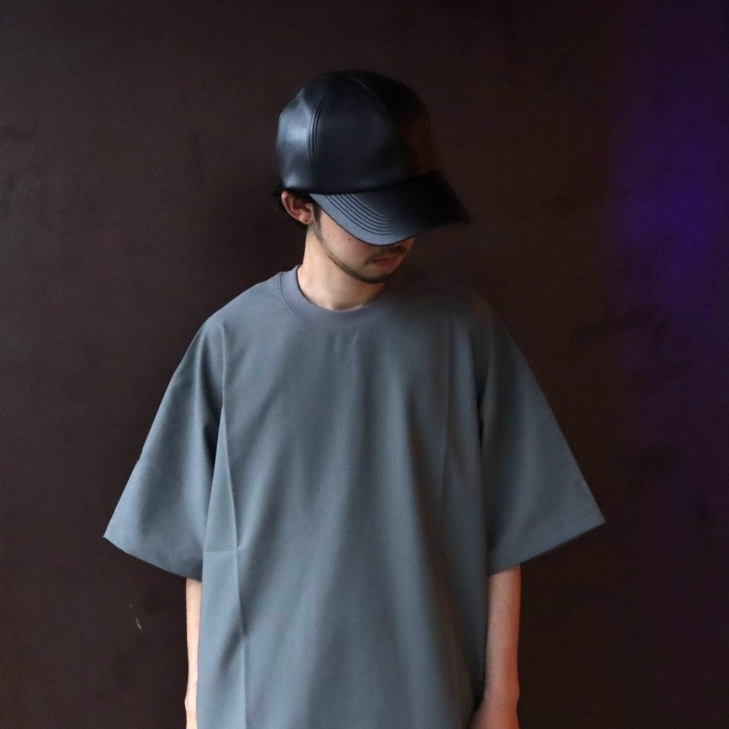 EX-9 GOOPiMADE Faux-Leather Cap #Black [GOOPI-26SS-JUL-04]