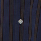 條紋開領襯衫 短袖（TYPE-2）#海軍藍 [25SS-WMS-OC04]