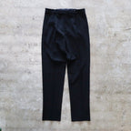 PLEATED TROUSERS #BLACK [24FWE-WMP-TR01]