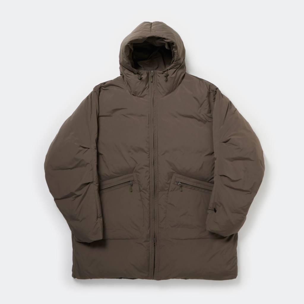 TECH 2WAY CADET DOWN PARKA #BROWNKAHKI [BW-42025W]