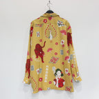 麻將長袖襯衫#芥末色 [202351]