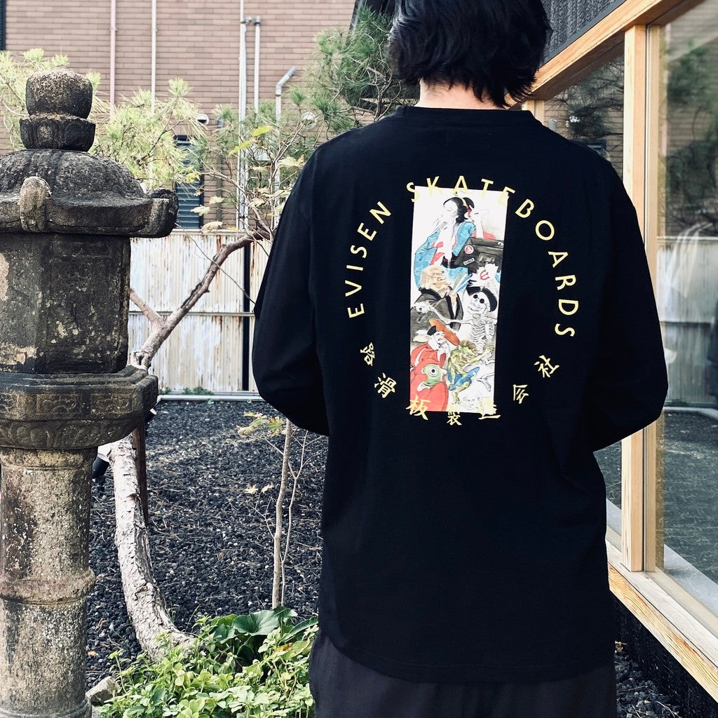 HYAKKI YAENZU LS TEE #Black [26FW_T02]