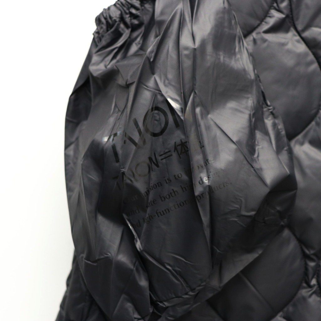 MILITARY SNAP BUTTON DOWN SKIRT（SOFT SHELL） #BLACK [TAION-W150LSSKML-1]