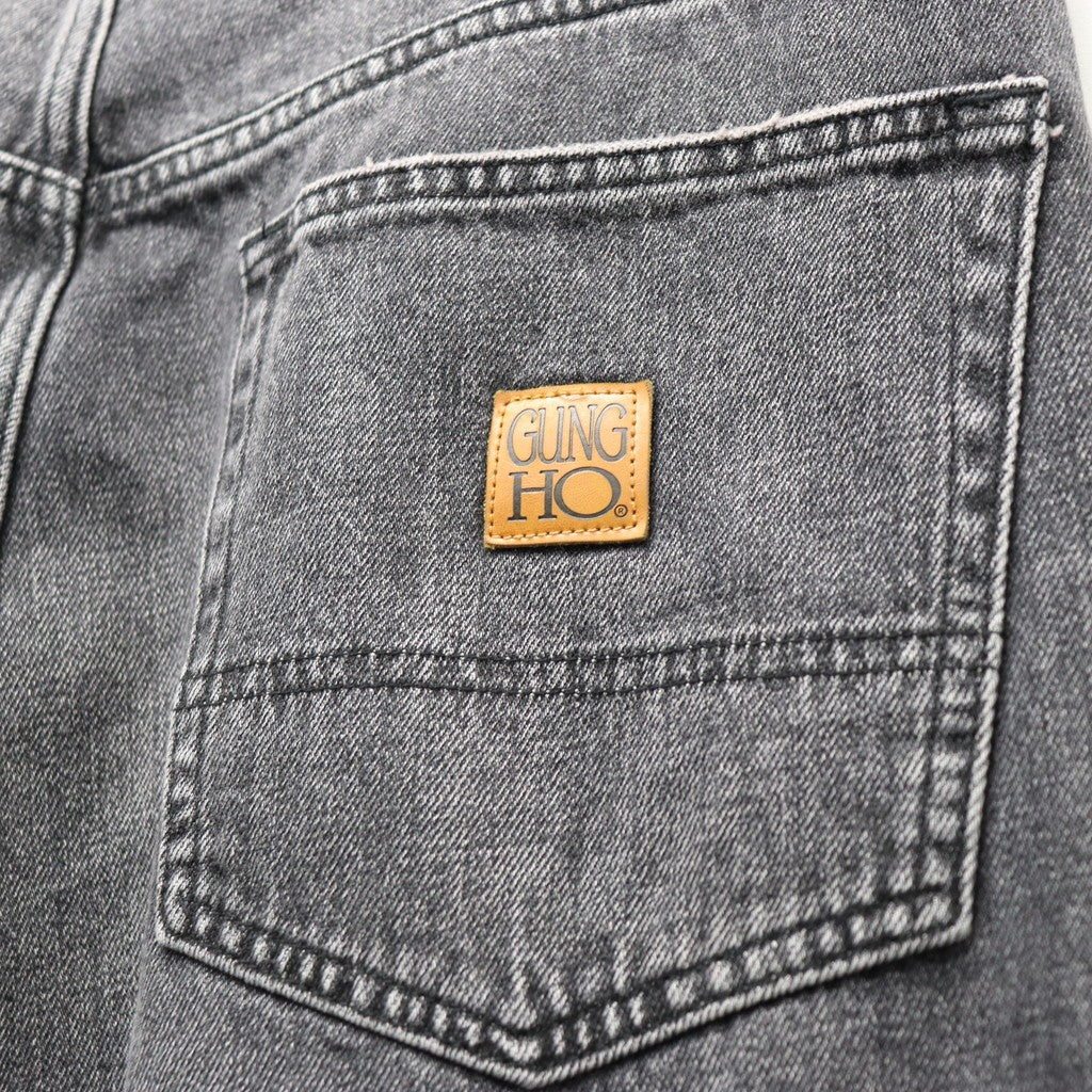 DENIM BAGGY PANTS #BLACK STONE [GH5S013D]