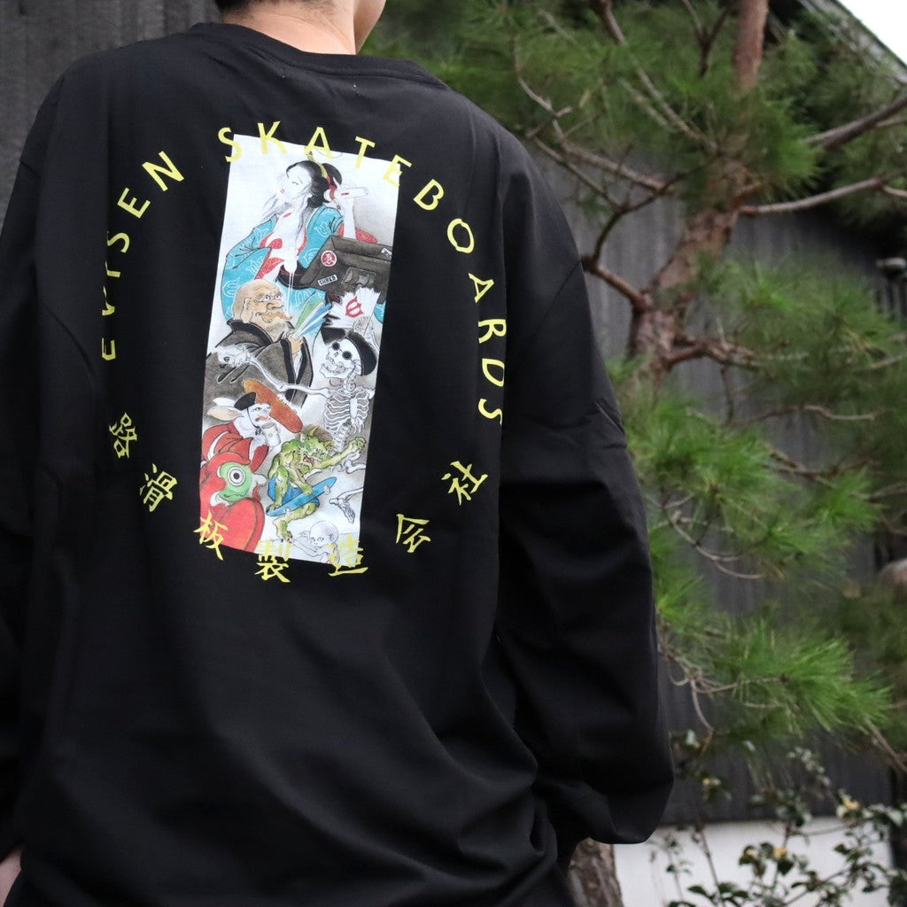 HYAKKI YAENZU LS TEE #Black [26FW_T02]