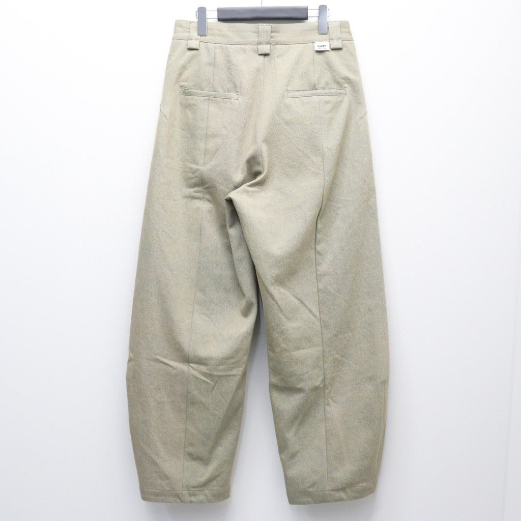 OVERDYE CURVE PANTS #L-INDIGO [AY-1019]