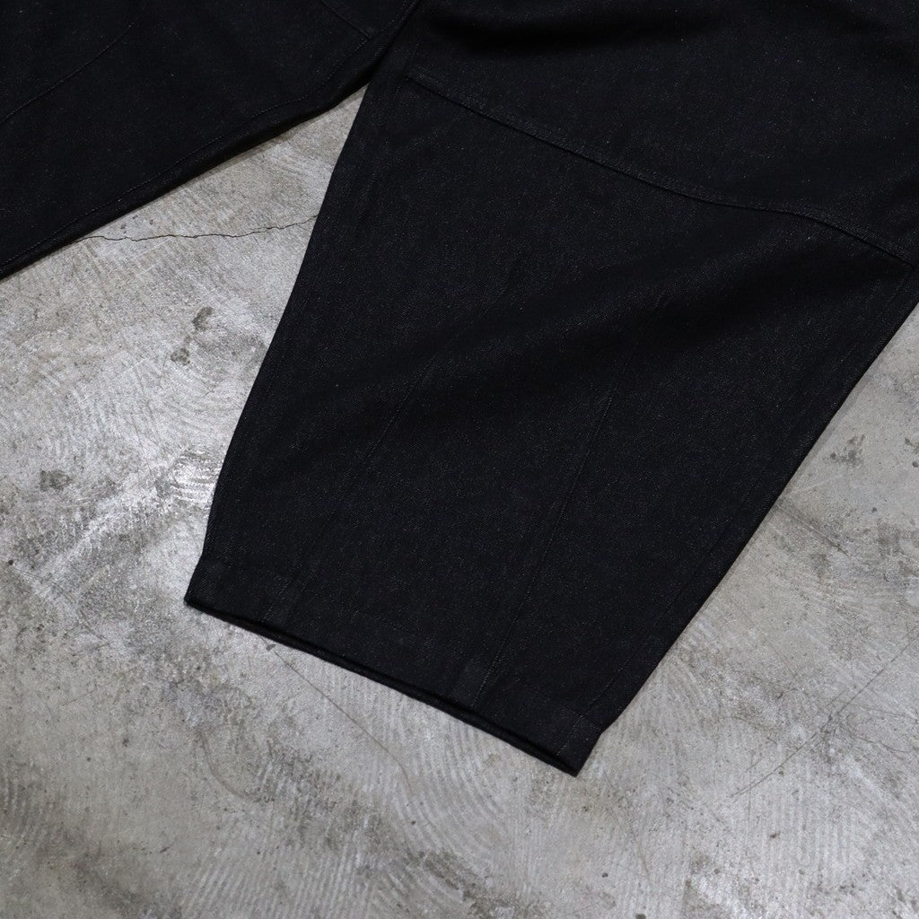 DENIM BALLOON PANTS #BLACK [FW24-B03]