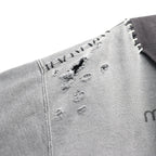 Bootleg Layered Crew Sweat (A MAN'S SHADOW) #AGED BLACK [M-P2-BG3]