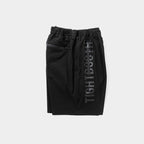 LABEL LOGO 衝浪短褲 #黑色 [SU25-B07]