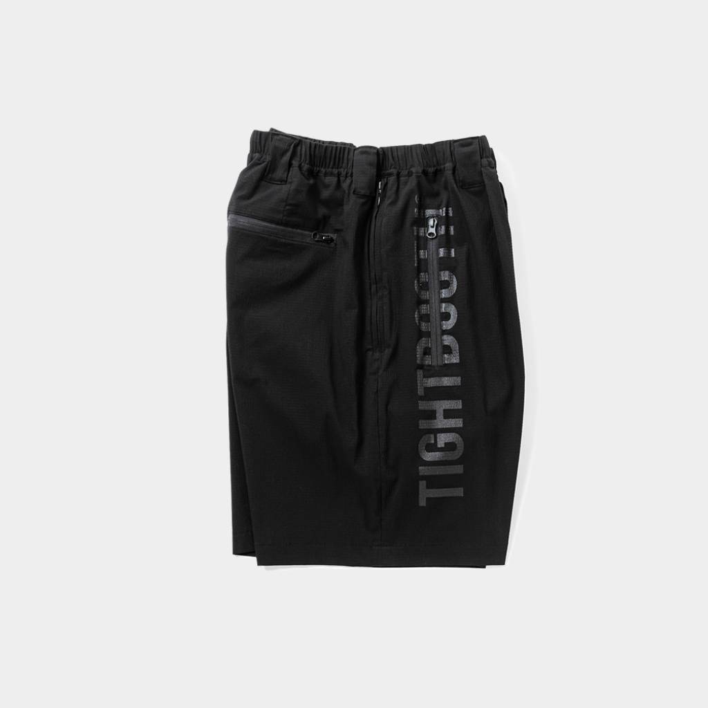LABEL LOGO 衝浪短褲 #黑色 [SU25-B07]