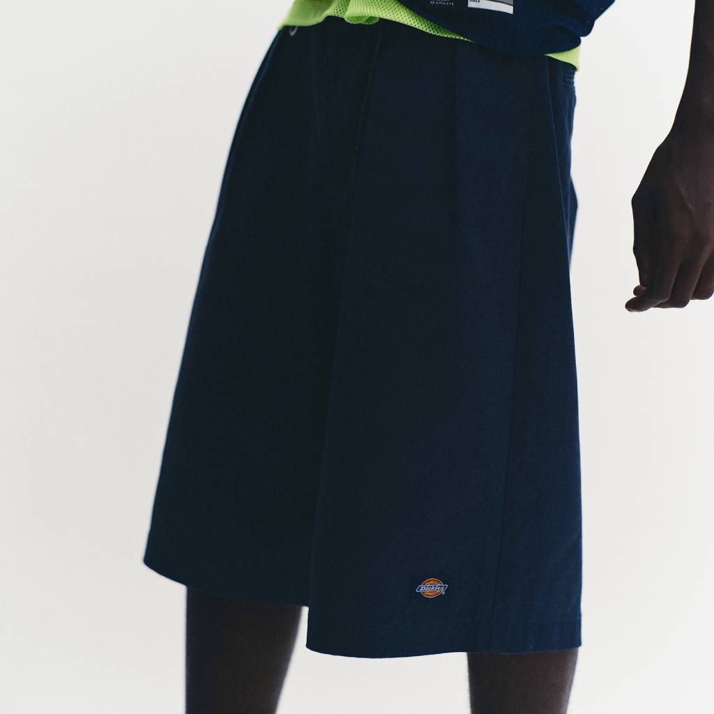 Dickies | Tuck Wide Shorts #Navy [SD26S-PT07]