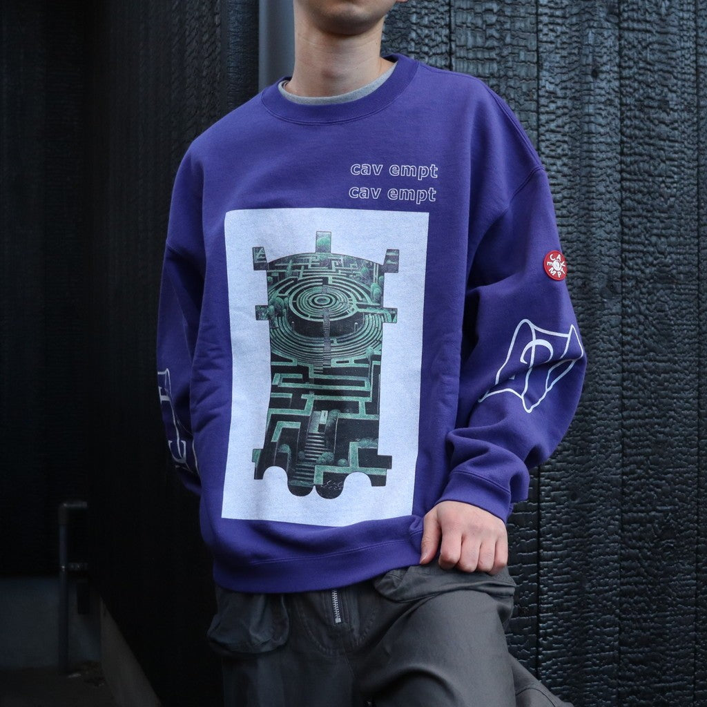 SCMCTY LOOSE CREW NECK #PURPLE [CES28CS11] – cocorozashi