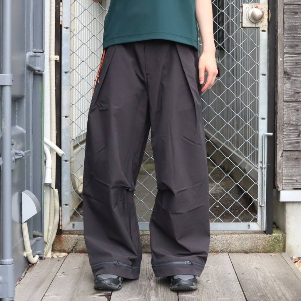 WX-P1 Zip-Extentsion Wide Trousers #D-Gray [GOOPI-26SS-MAY-01]