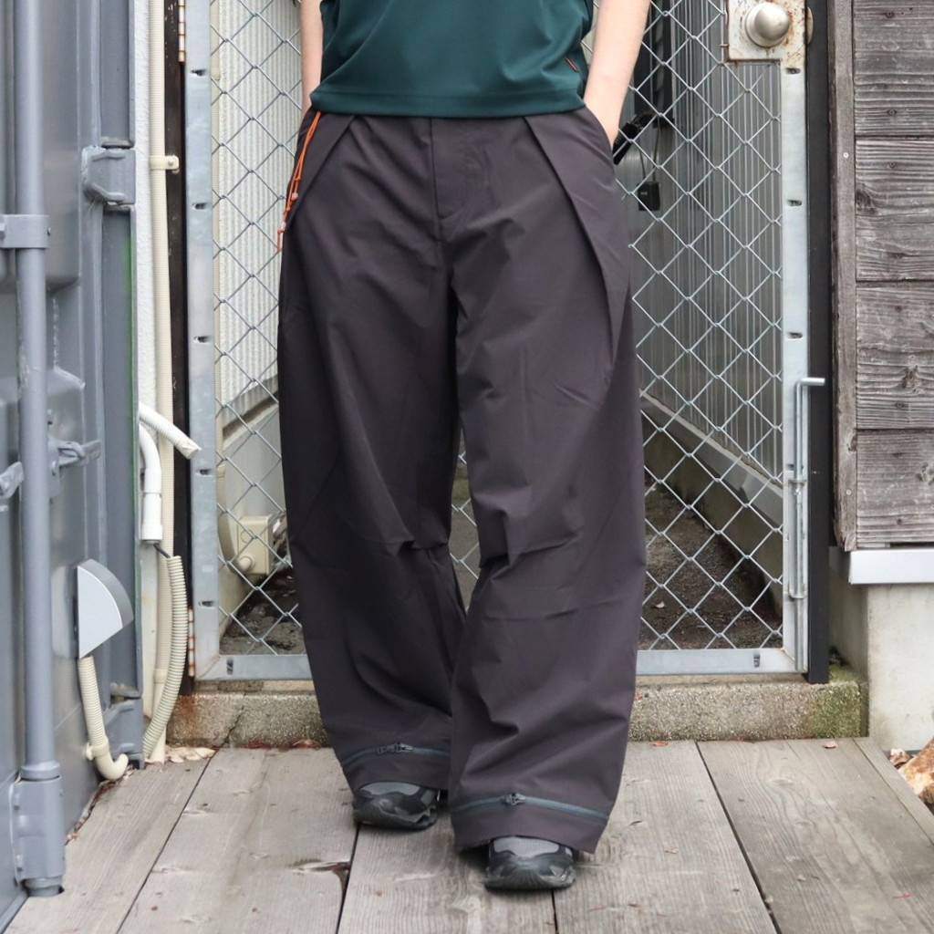 WX-P1 Zip-Extentsion Wide Trousers #D-Gray [GOOPI-26SS-MAY-01