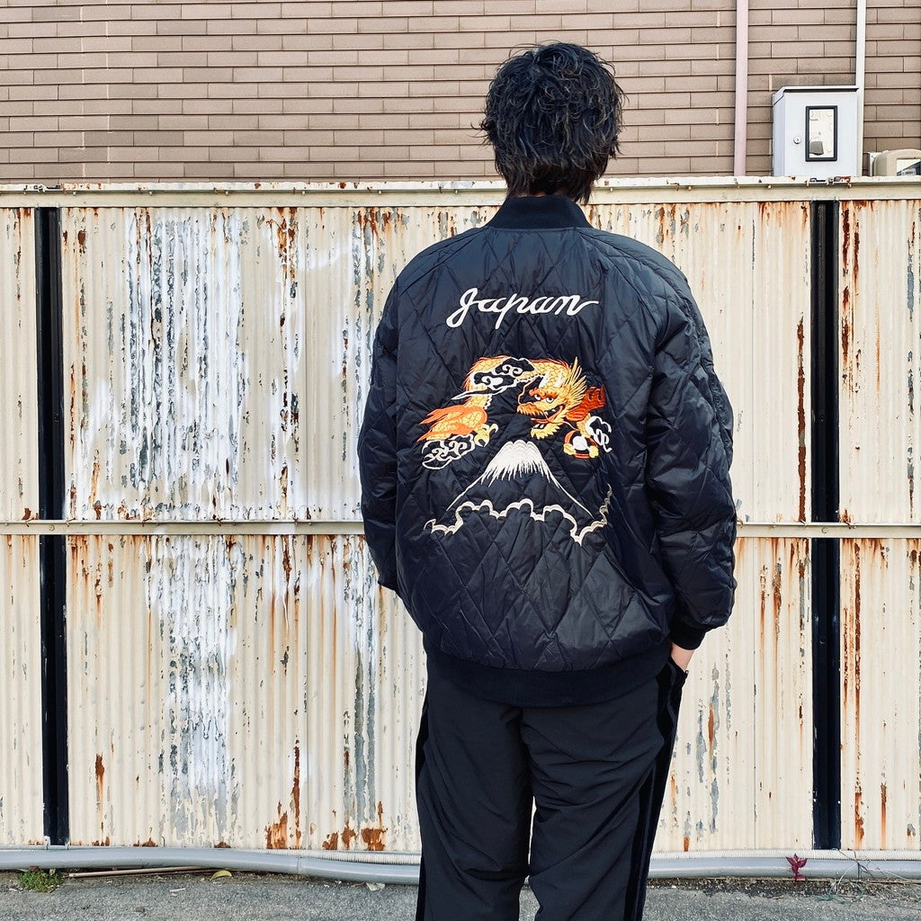 REVERSIBLE 「SKAJAN」 DOWN JACKET #BK×BK [TAION-JK04JS-N1]