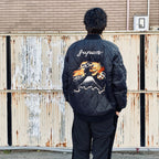 REVERSIBLE 「SKAJAN」 DOWN JACKET #BK×BK [TAION-JK04JS-N1]