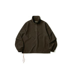 EVD1 Half Zip Polo Shirt #Brown [GOOPI-26AW-SEP-02]