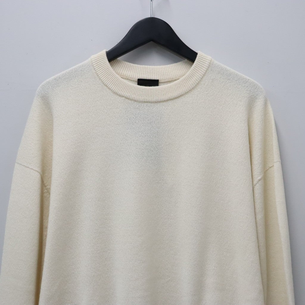 TECH KNIT CREW L/S Brewed Protein #OFF WHITE [BE-70026W]
