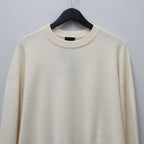 TECH KNIT CREW L/S Brewed Protein #OFF WHITE [BE-70026W]