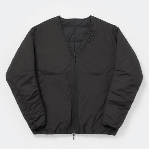 TECH PERTEX REVERSIBLE HIKER CARDIGAN (3M撥水中綿) #BLACK [BW-21026W]