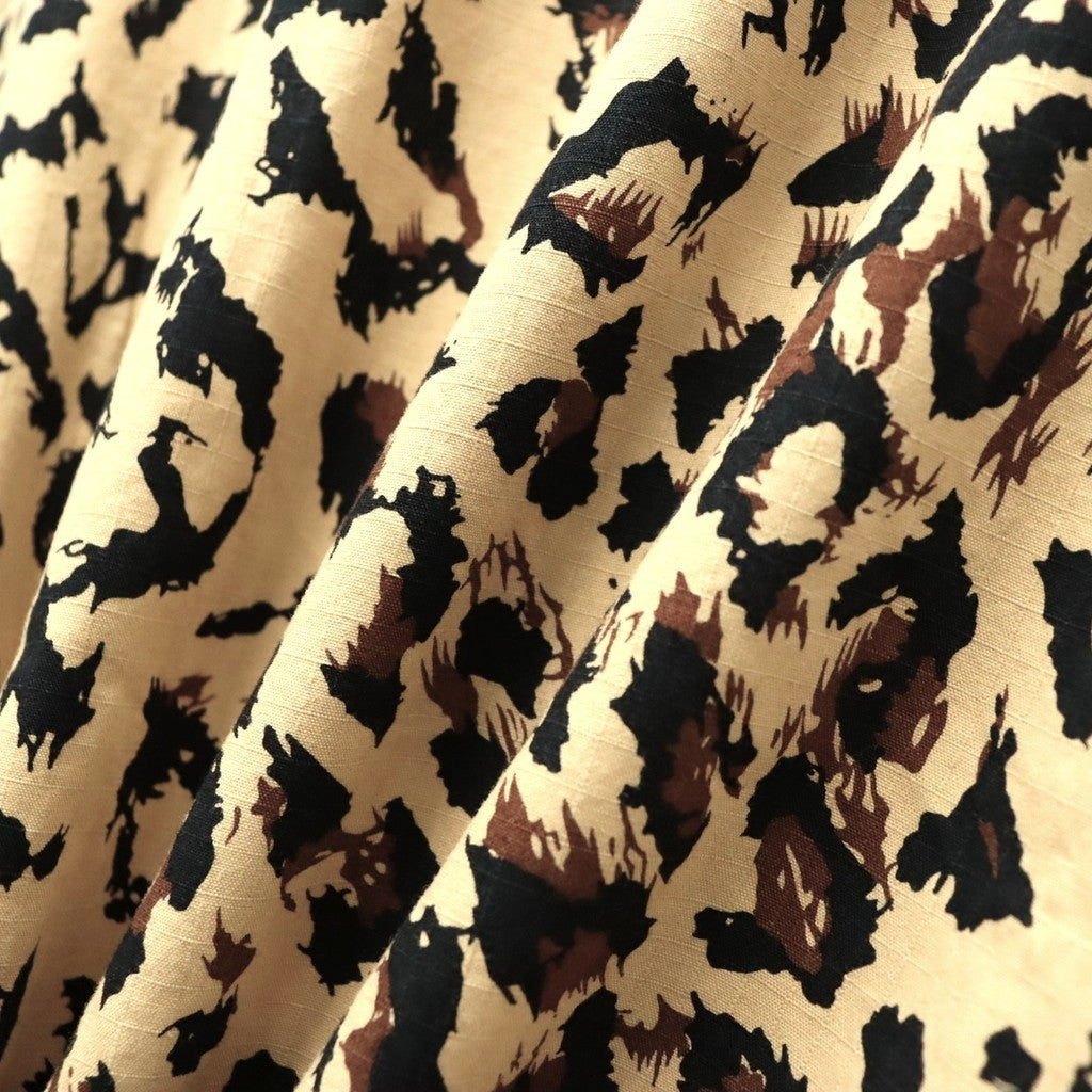 LEOPARD FATIGUE JACKET #BEIGE [26FWE-WMO-ML02]