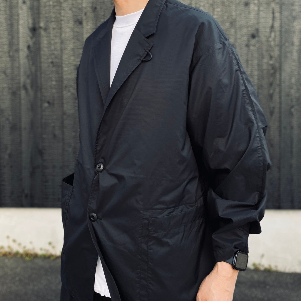 TECH PERTEX TRAVEL 2B JACKET & TECH PERTEX TRAVEL PANTS #BLACK [BJ-62026 / BP-63026]