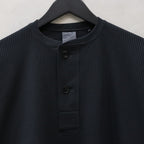 TECH THERMAL HENLEY L/S #BLACK [BE-38024]