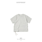 SND1 - Basic Pocket Tee (Ver. Sharp) #Cream [GOOPI-26SS-APR-01]