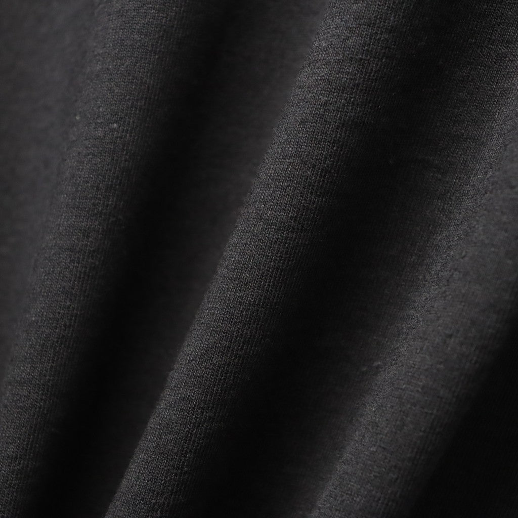 WASHED HEAVY WEIGHT CREW NECK T-SHIRT ( TYPE-12 ) #BLACK-BLUE [26SS-WMT-WT13]