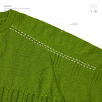 "8SE-03K" 蒙太奇拼接針織毛衣 #NEON [GOOPI-24AW-DEC-05]