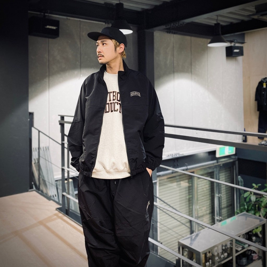 RIPPLE TRACK JACKET #Black [SS25-JK04]