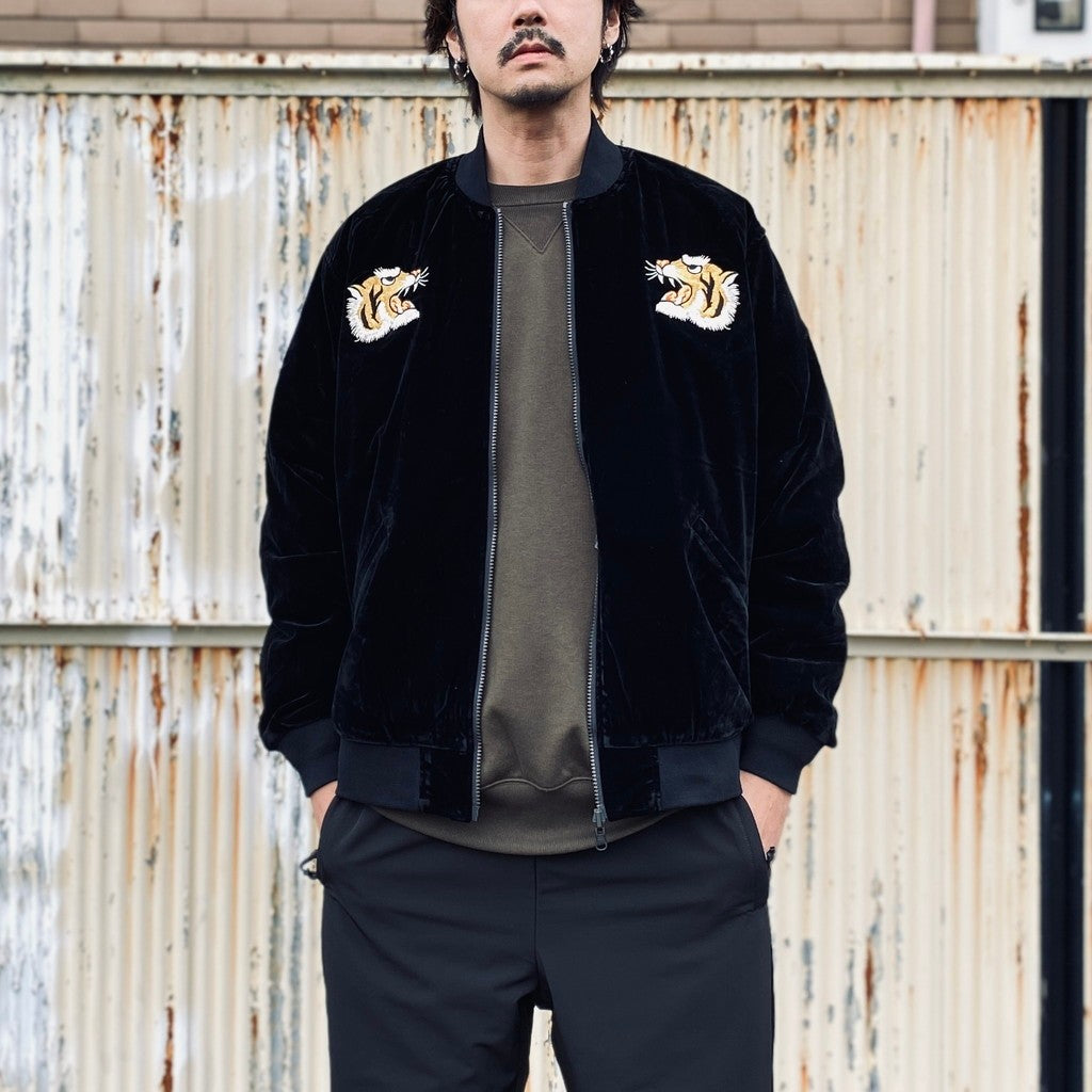 REVERSIBLE 「SKAJAN」 DOWN JACKET #BK×BK [TAION-JK04JS
