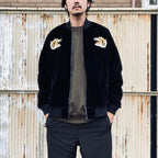 REVERSIBLE 「SKAJAN」 DOWN JACKET #BK×BK [TAION-JK04JS]